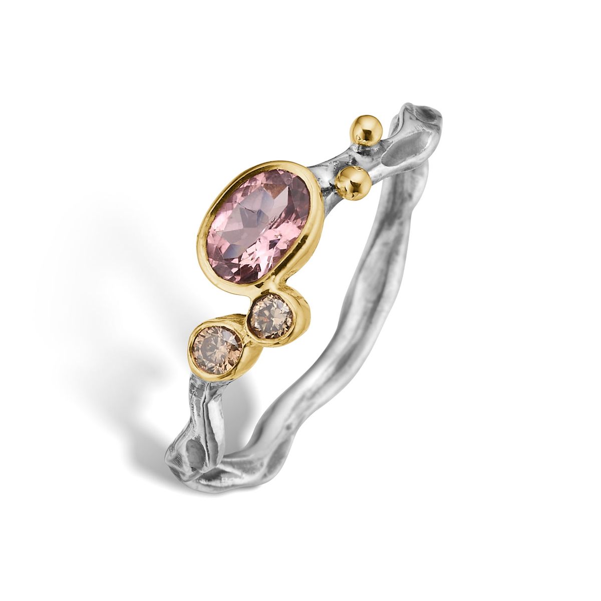 Grace Single Pink Tour Polished Ring - 56