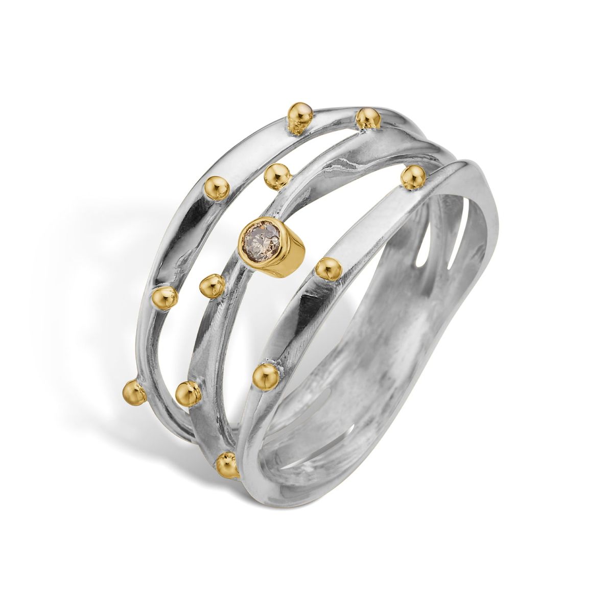 Lotus Trio Ring - 52