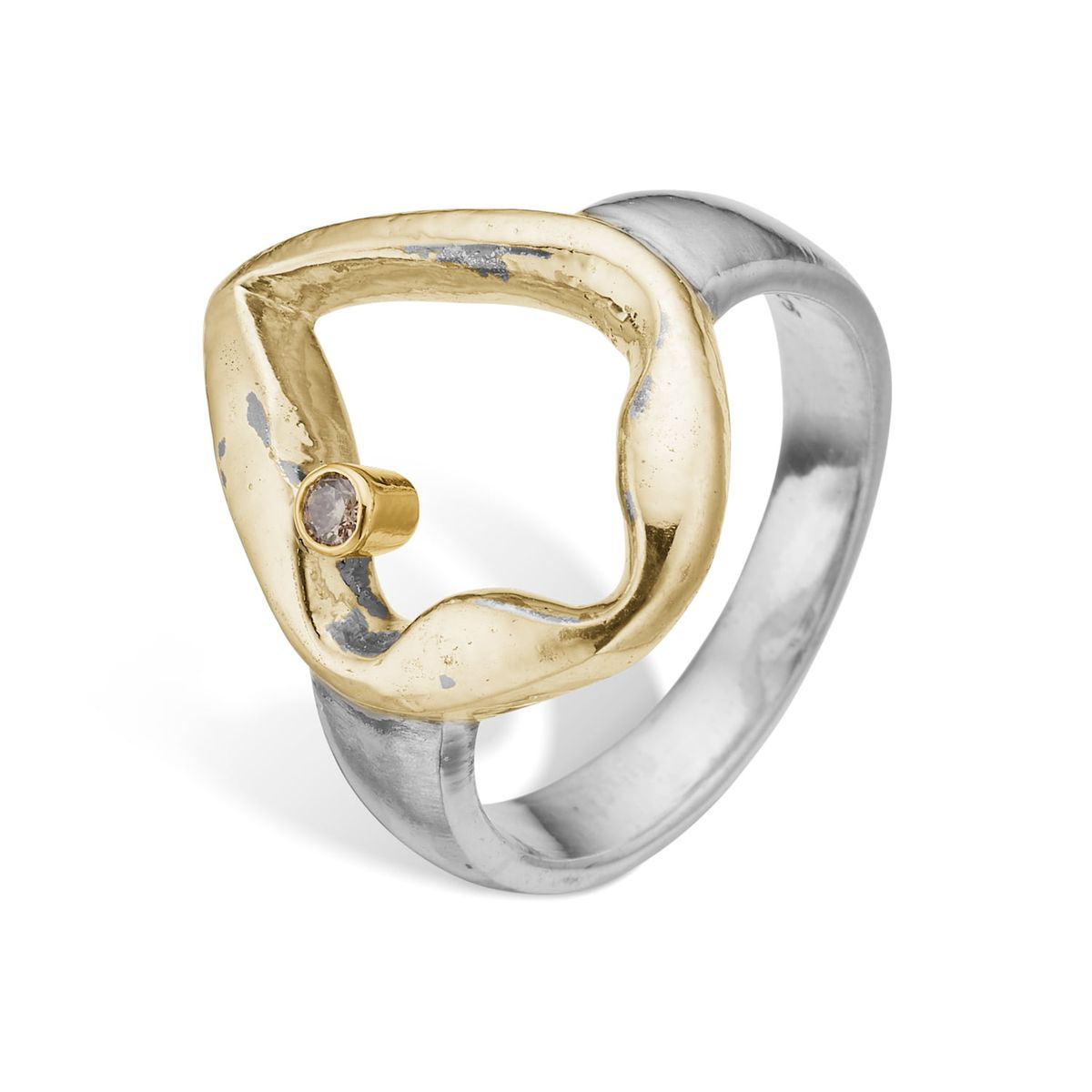 Lotus Golden Fusion Ring - 57