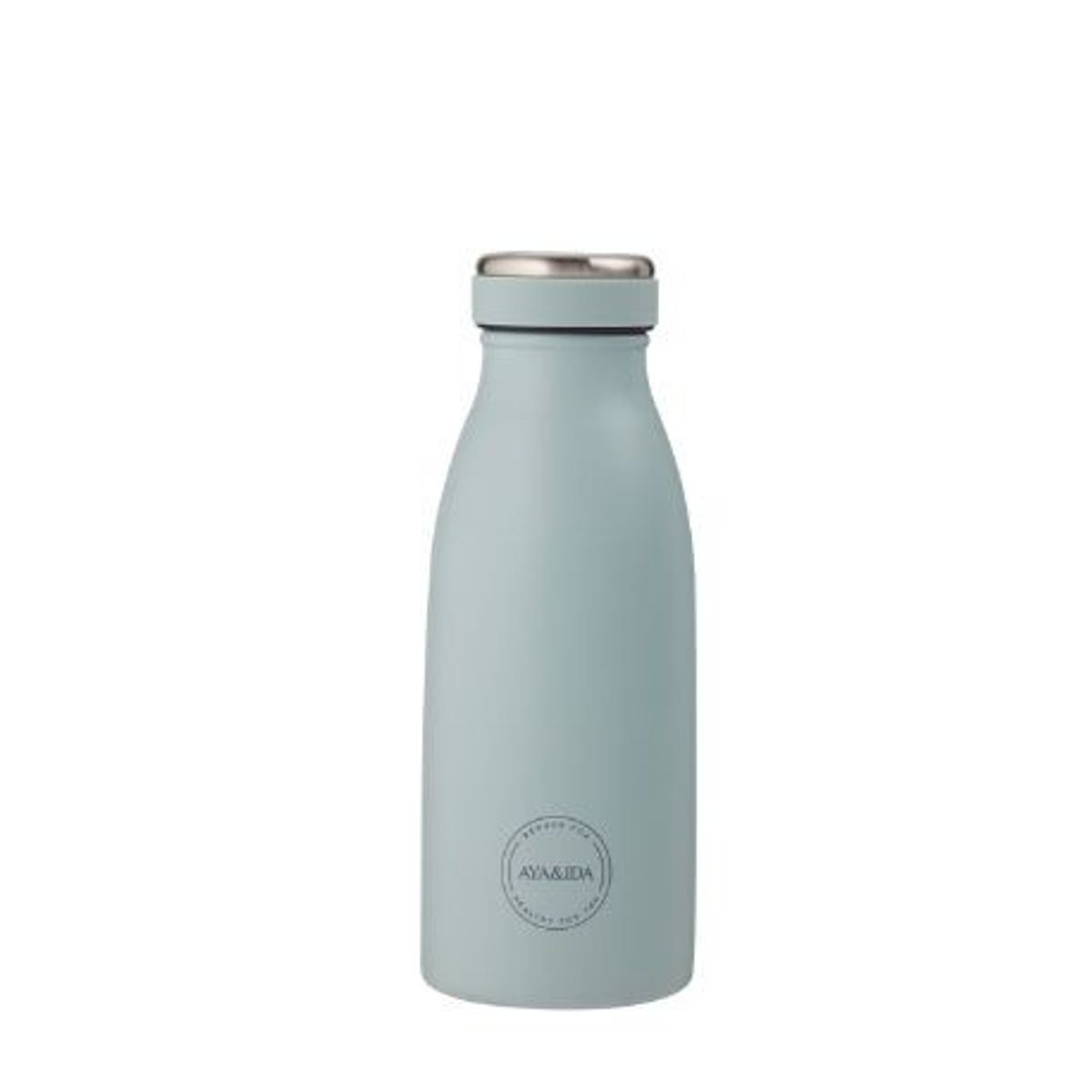 Aya&ida, Drinking Bottle, Drikkeflaske Med Låg, 350 Ml, Mint Green