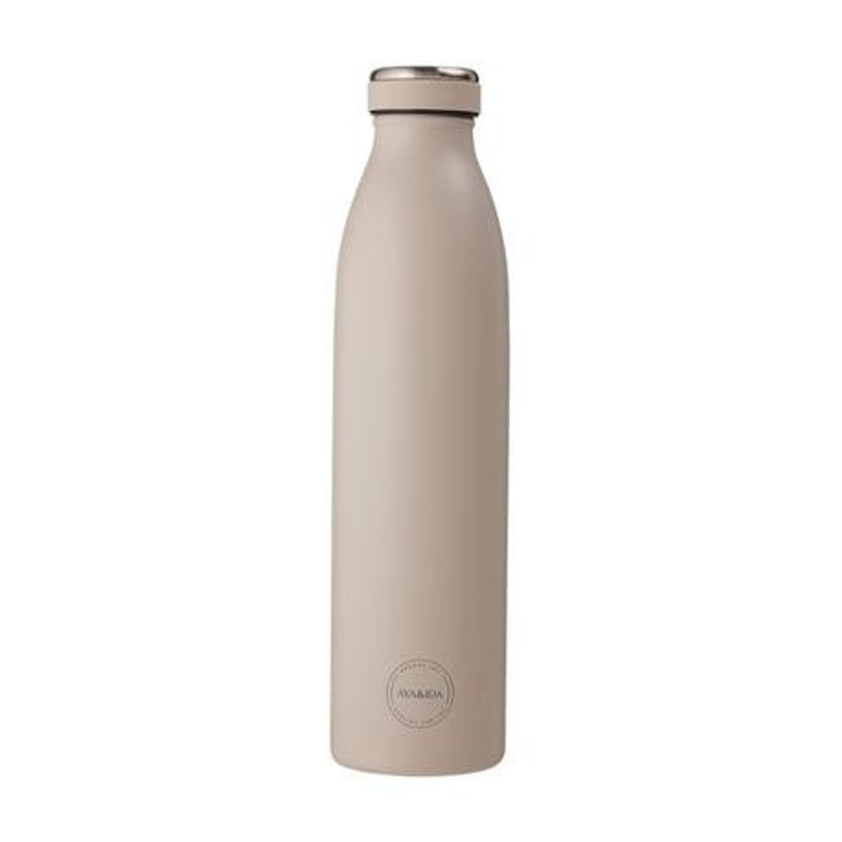 Aya&ida, Drinking Bottle, Drikkeflaske Med Låg, 750 Ml, Cream Beige