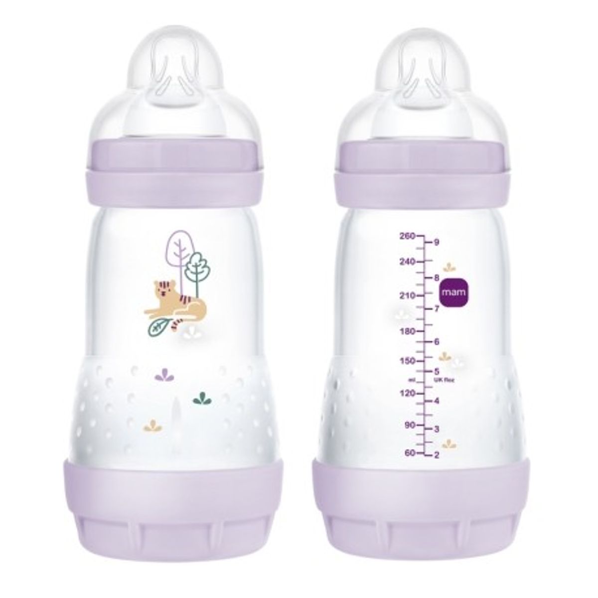 Mam, Easy Start Anti-colic, 260 Ml., Pink, 2-pak