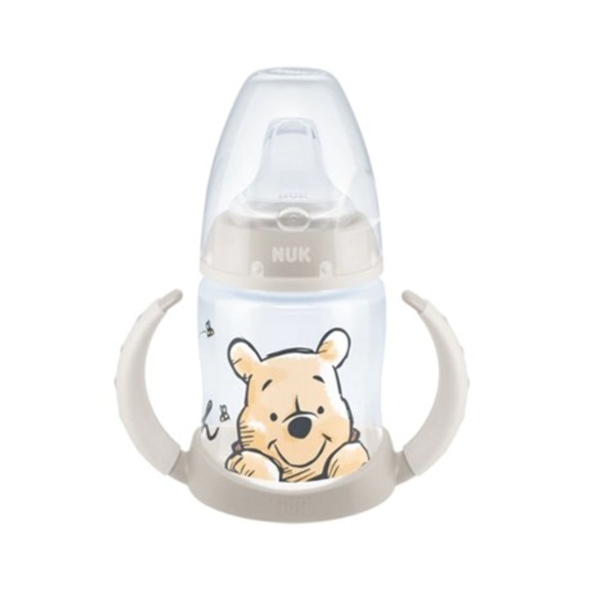 Nuk First Choice+ Learner Bottle, Sutteflaske, Disney, 150 Ml, Beige