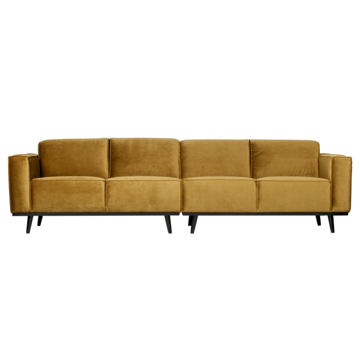 Statement 4-pers Sofa 280 cm Velour - Honey Yellow