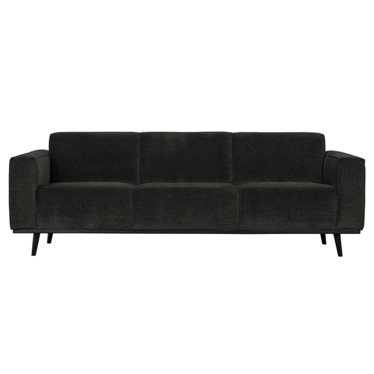 Statement 3-pers Sofa 230 cm Flat Rib - Graphite