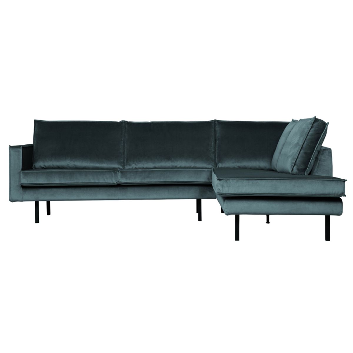 Rodeo Hjørnesofa Højrevendt Velour - Teal