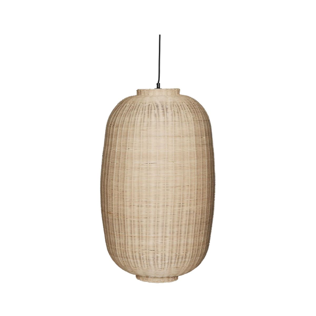 Chand Loftslampe Oval - Sort, Natur