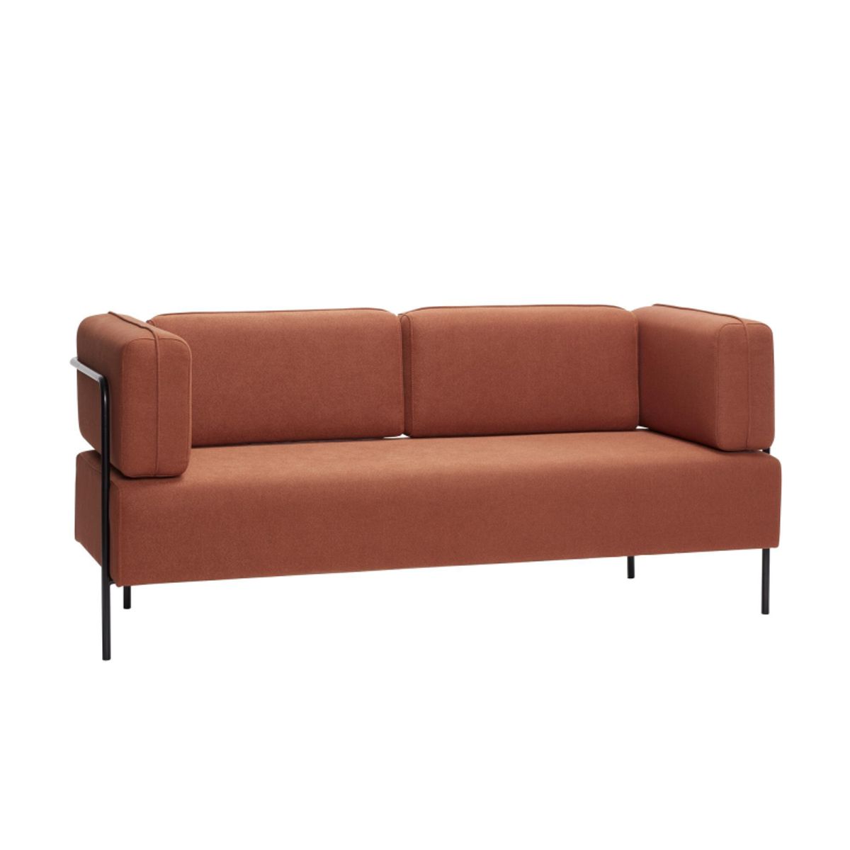 Block Sofa - Ravfarve, Sort