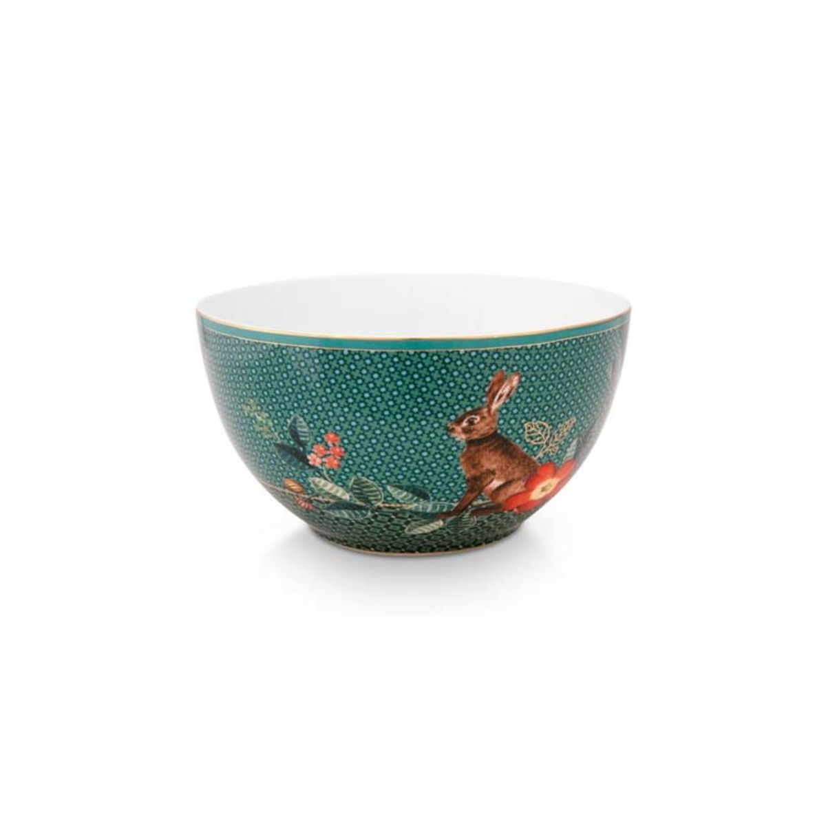 Bowl Winter Wonderland Squirrel Green 15cm