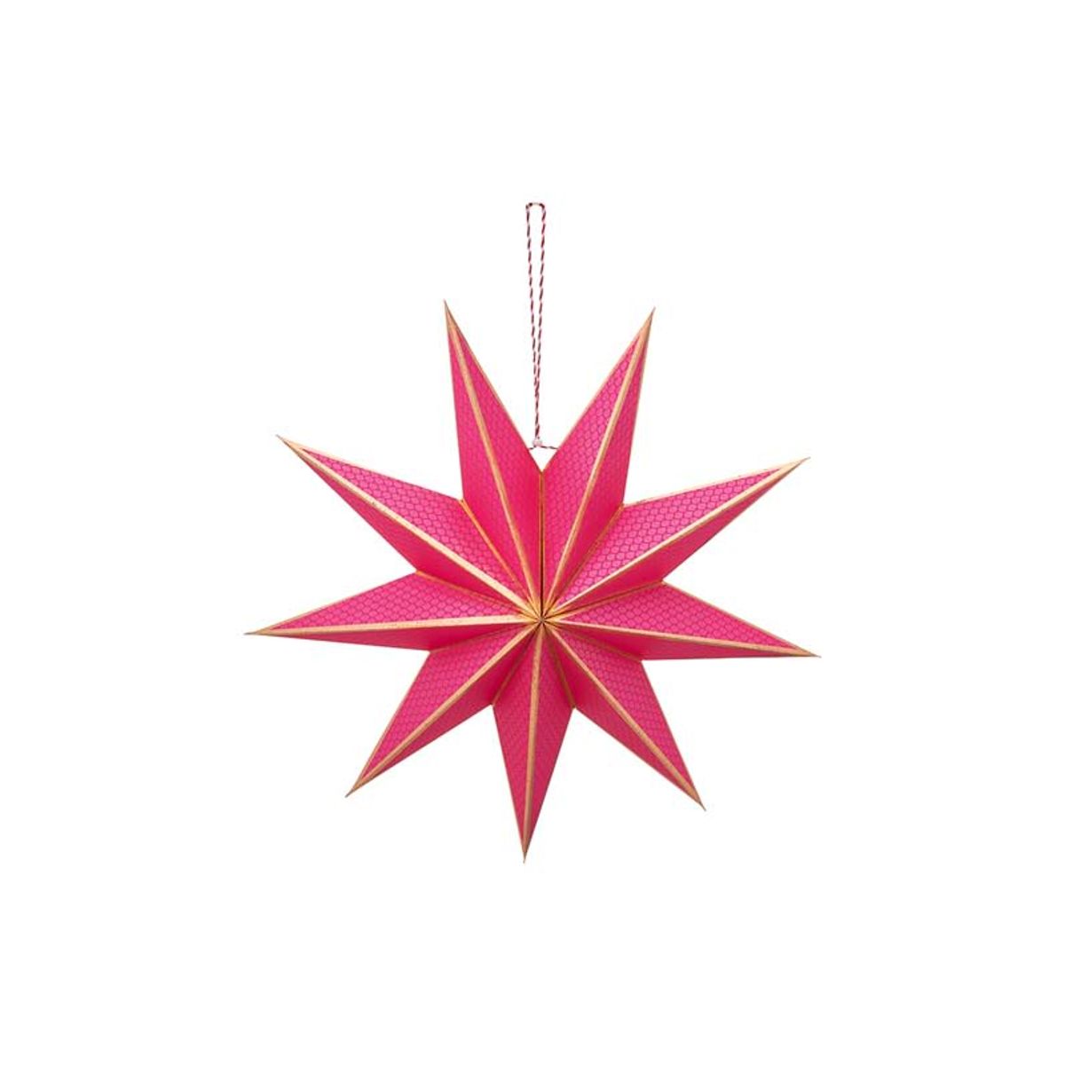 Christmas Star Paper Pink 60cm