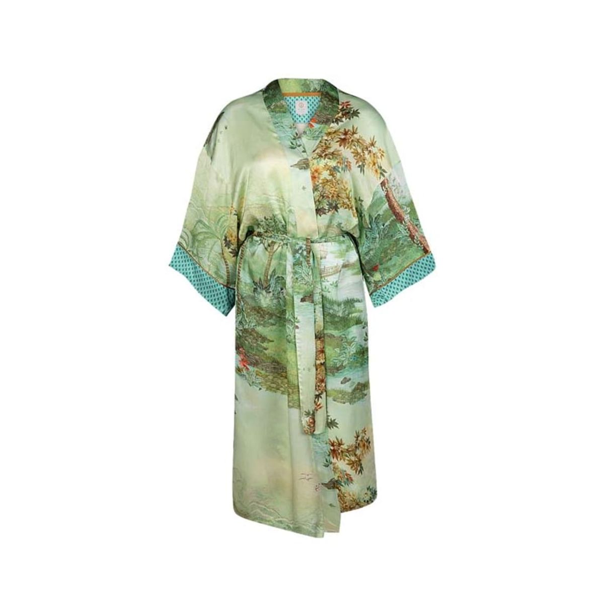 XL Noelle Kimono Paradise Green