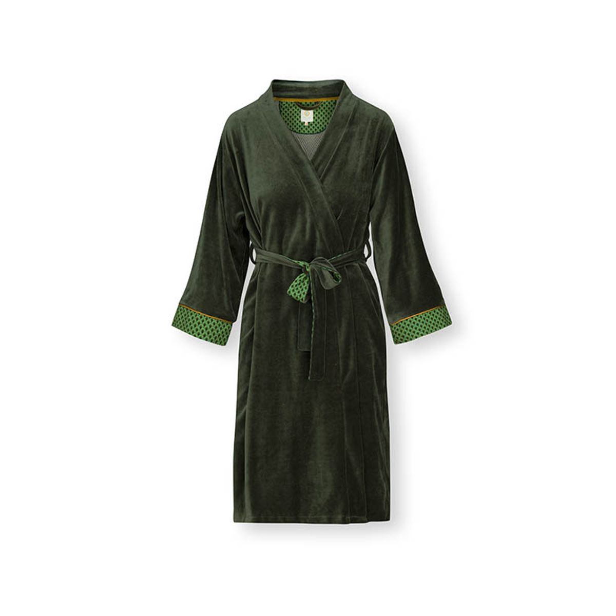 Pip Studio Kimono Solid Nicky Velvet Green-X-Small