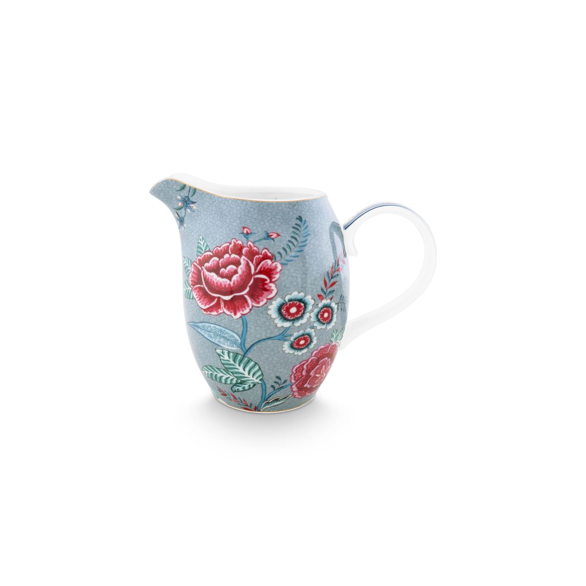 Jug Large Flower Festival Light Blue 950ml