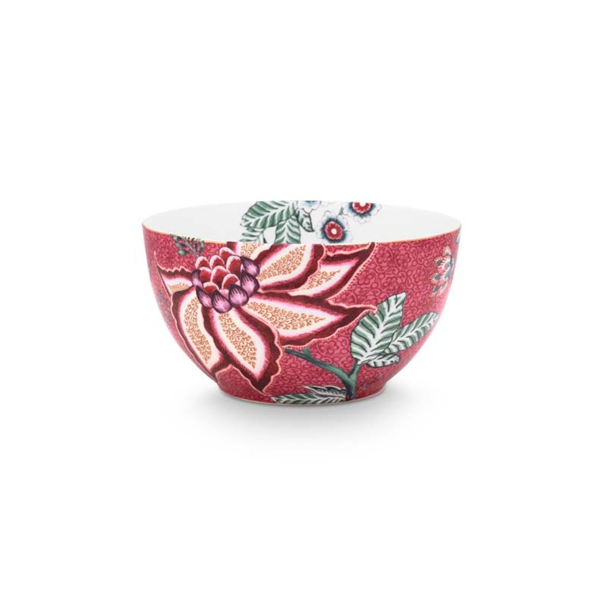 Bowl Flower Festival Dark Pink 15cm