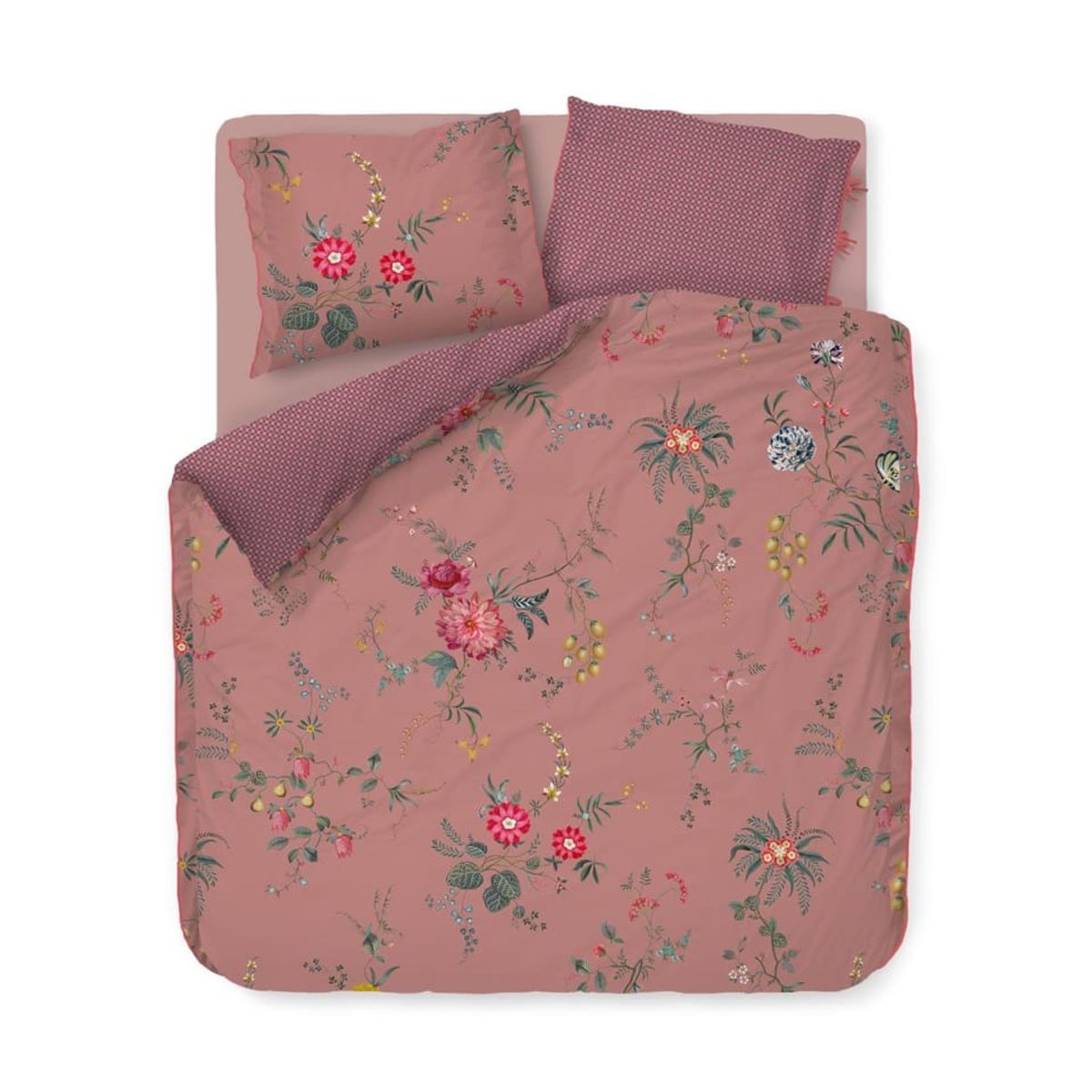 PIP Fleur Grandeur Pink 230x220+2/50x60 Svensk størrelse