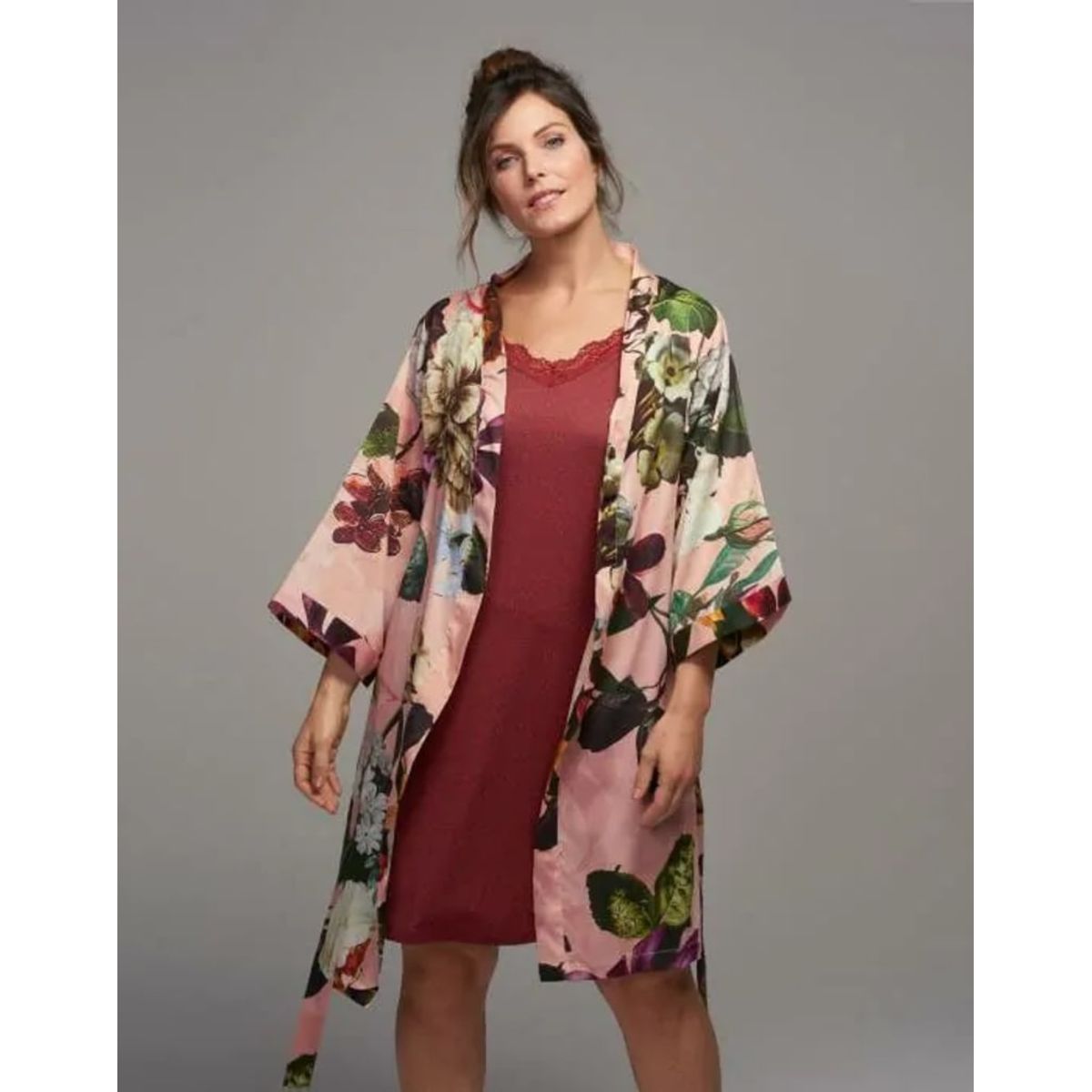 Essenza Fleur Kimono Rosa - X-Small