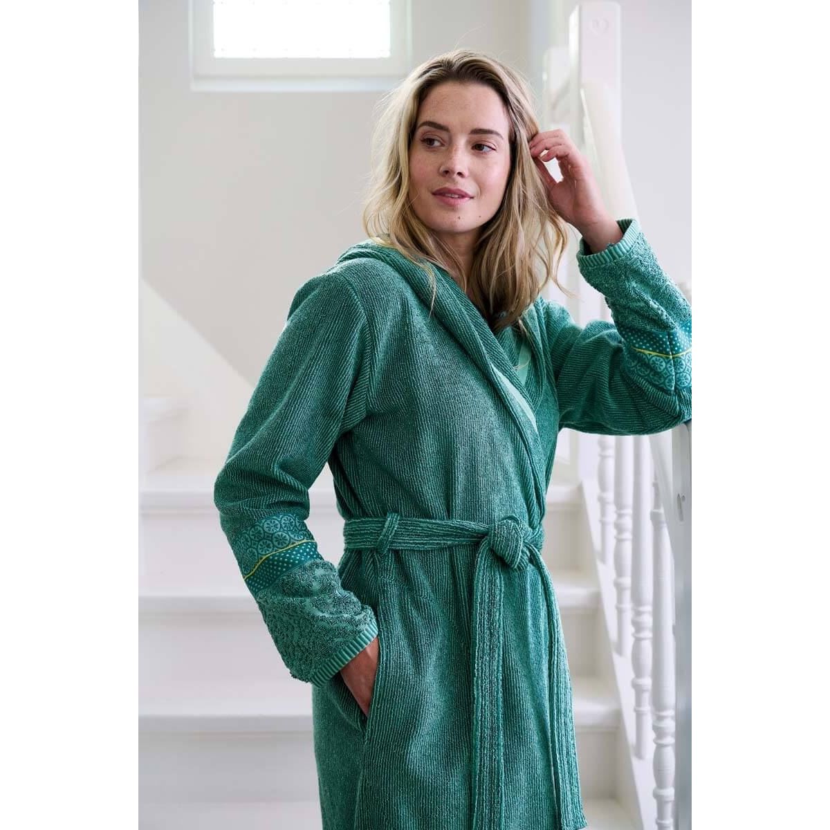 Pip Studio Soft Zellige Bathrobe Green S