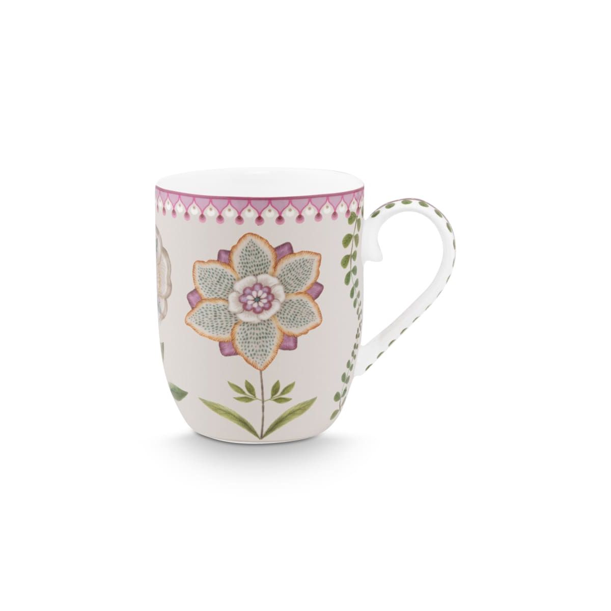 Mug Large Lily&Lotus Tiles Lilac 145 ml