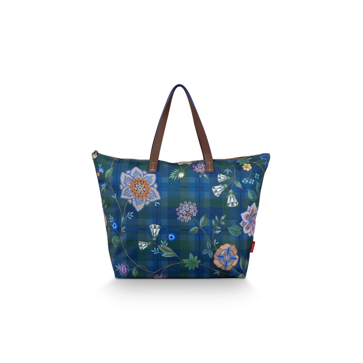 Tilda Tote Bag Flores Felices Dark Blue 66x20x44cm