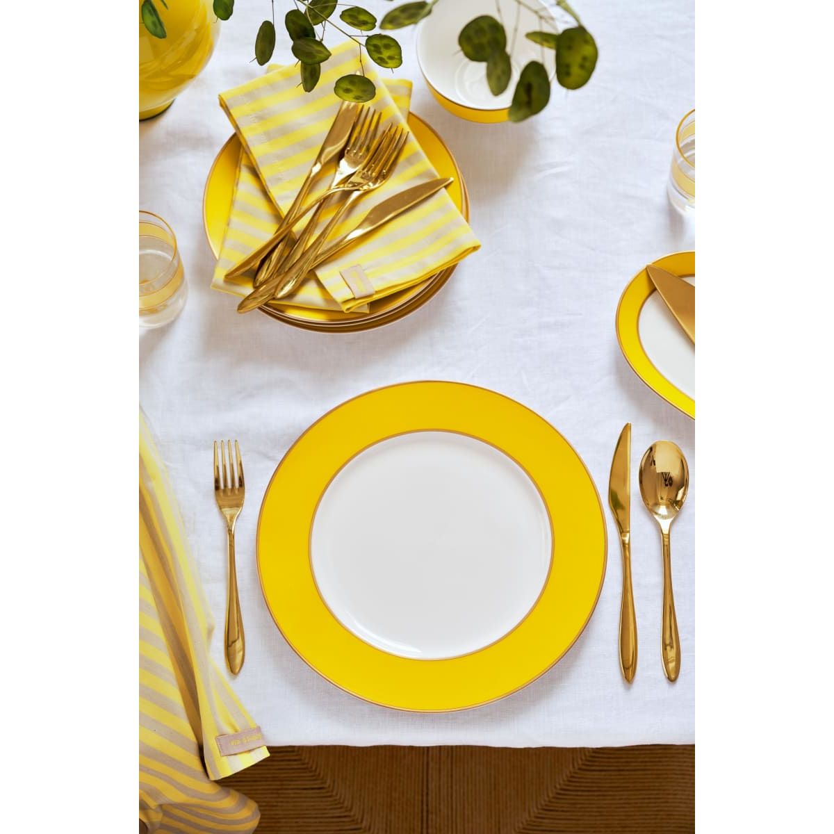 Plate Pip Chique Gold-Yellow 28cm