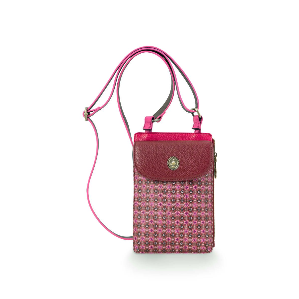 Pippa Phone Bag Clover Pink 13.5x3x20cm