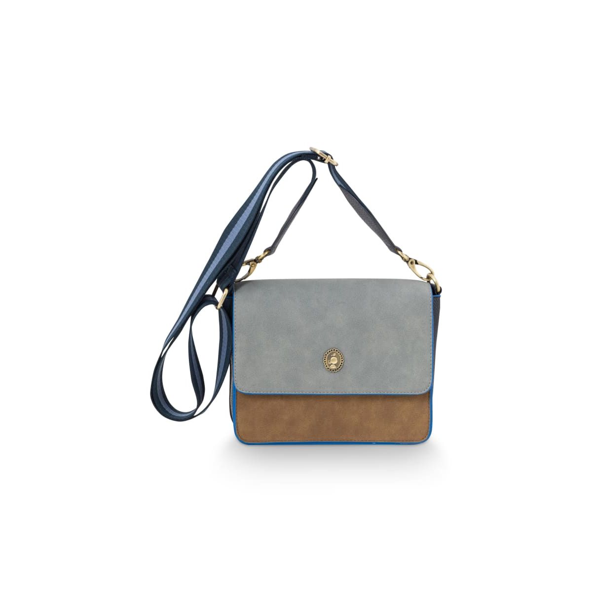 Fenna Cross Body Flap Small Blue 19x6x16cm