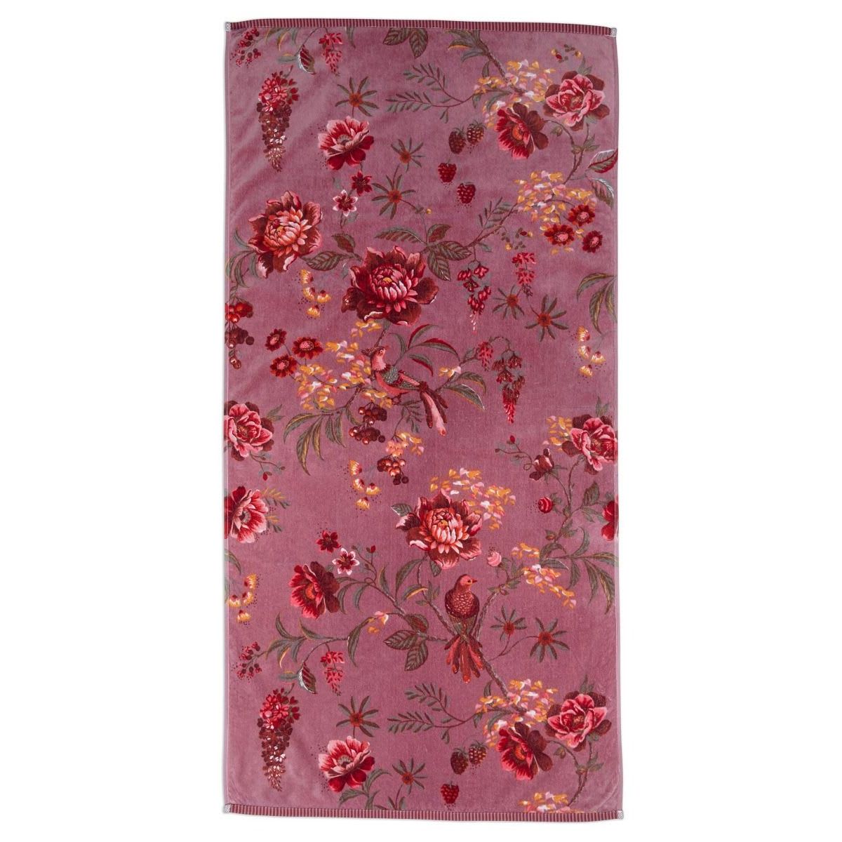 PIP Studio Håndklæde Secret Garden Mauve 70x140