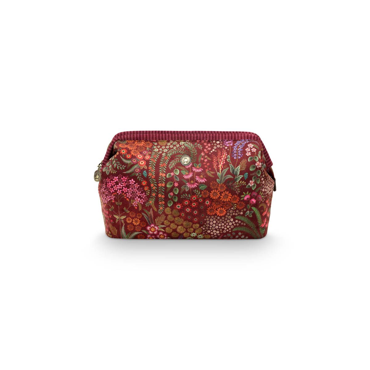 Cooper Cosmetic Purse Extra Large Querida Velvet Red 30x13.8x20.7cm