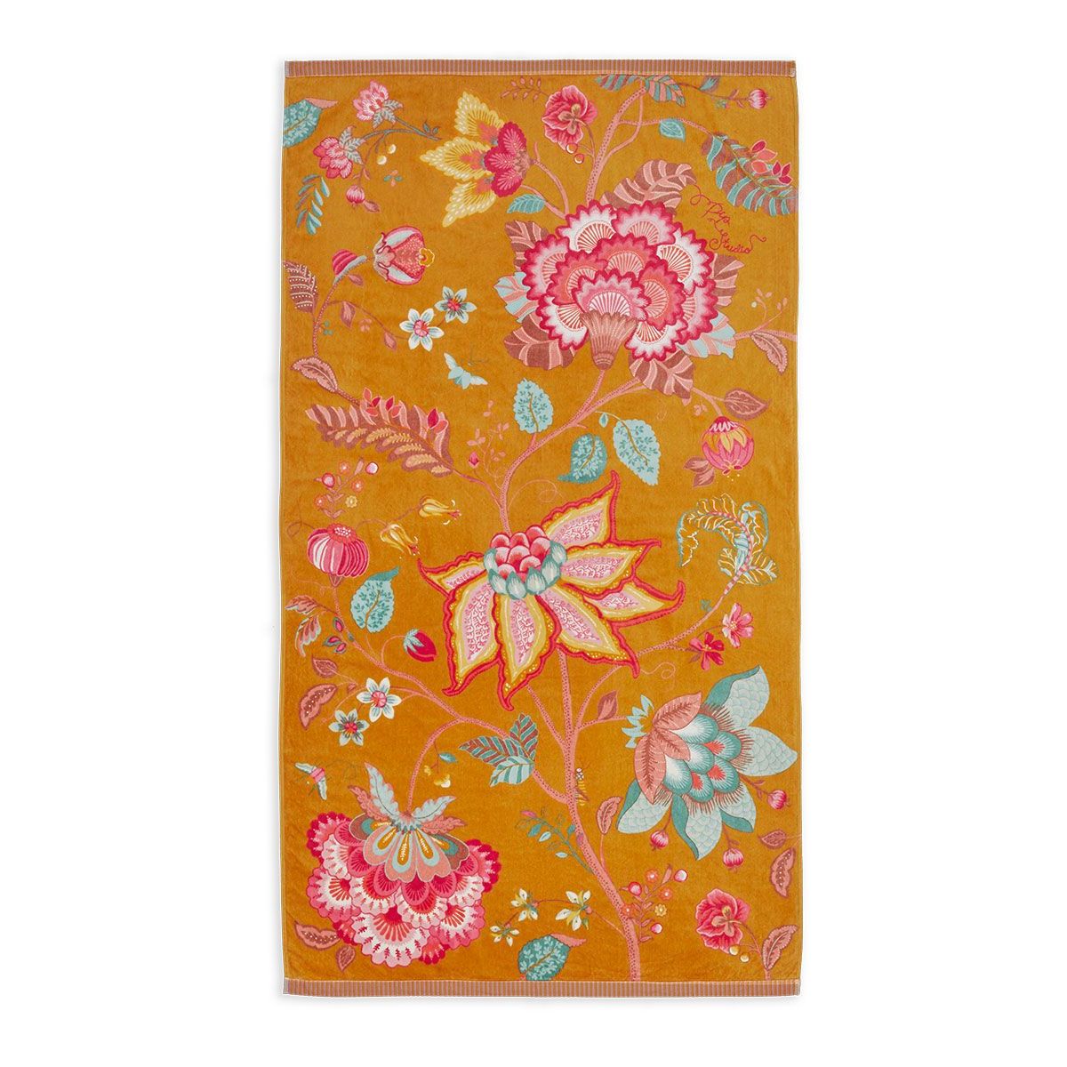 Pip Studio Flowers beachtowel Yellow