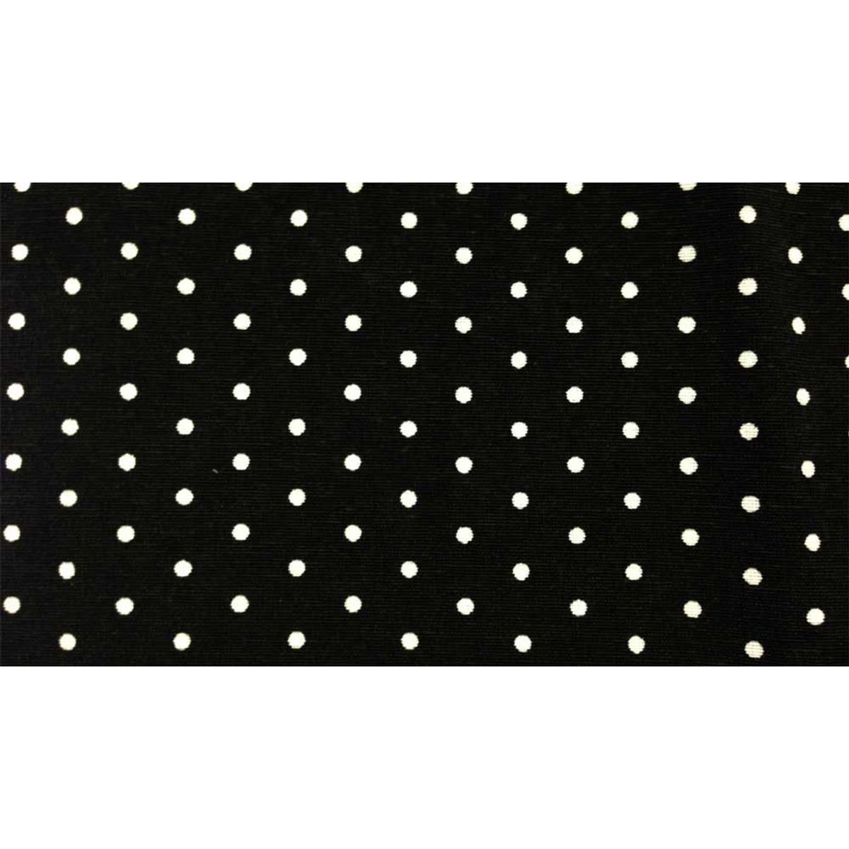 Textilvoksdug Polka Sort - 2 meter