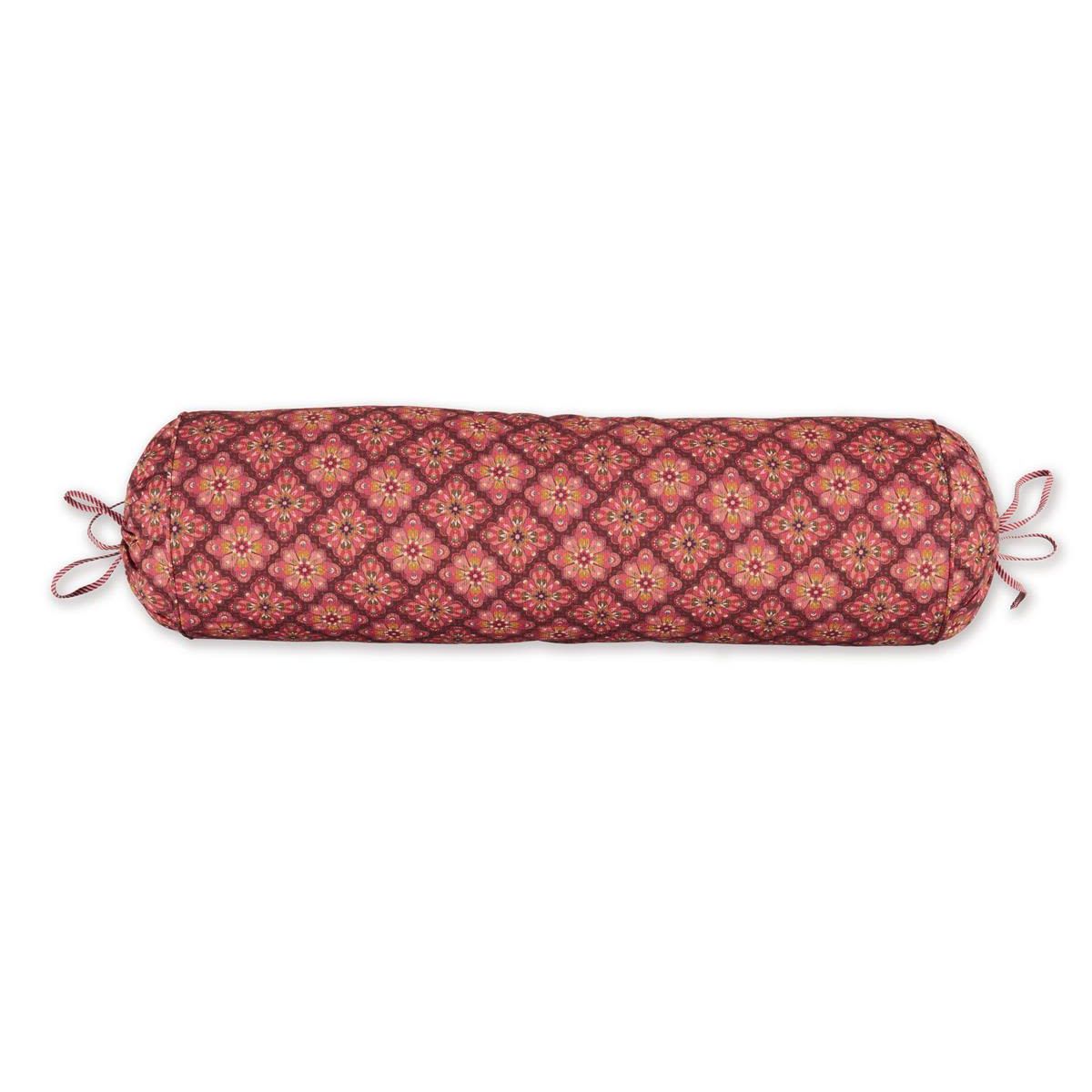 PIP Poppy Stitch roll cush Red 22x70