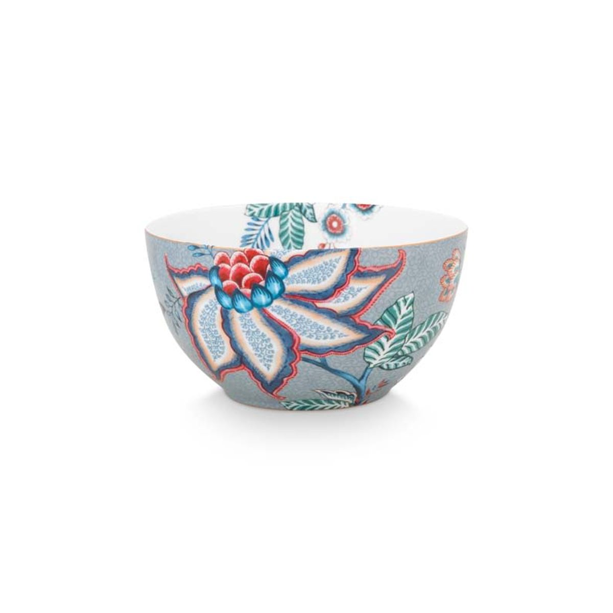 Bowl Flower Festival Light Blue 15cm