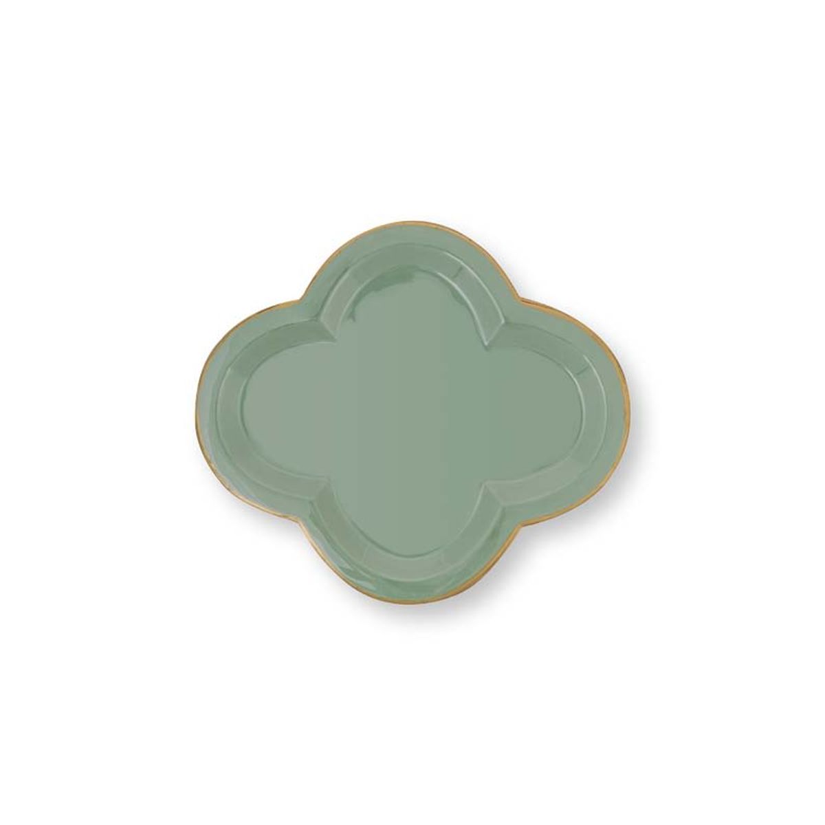 Tray Fancy Small Green 26x30cm