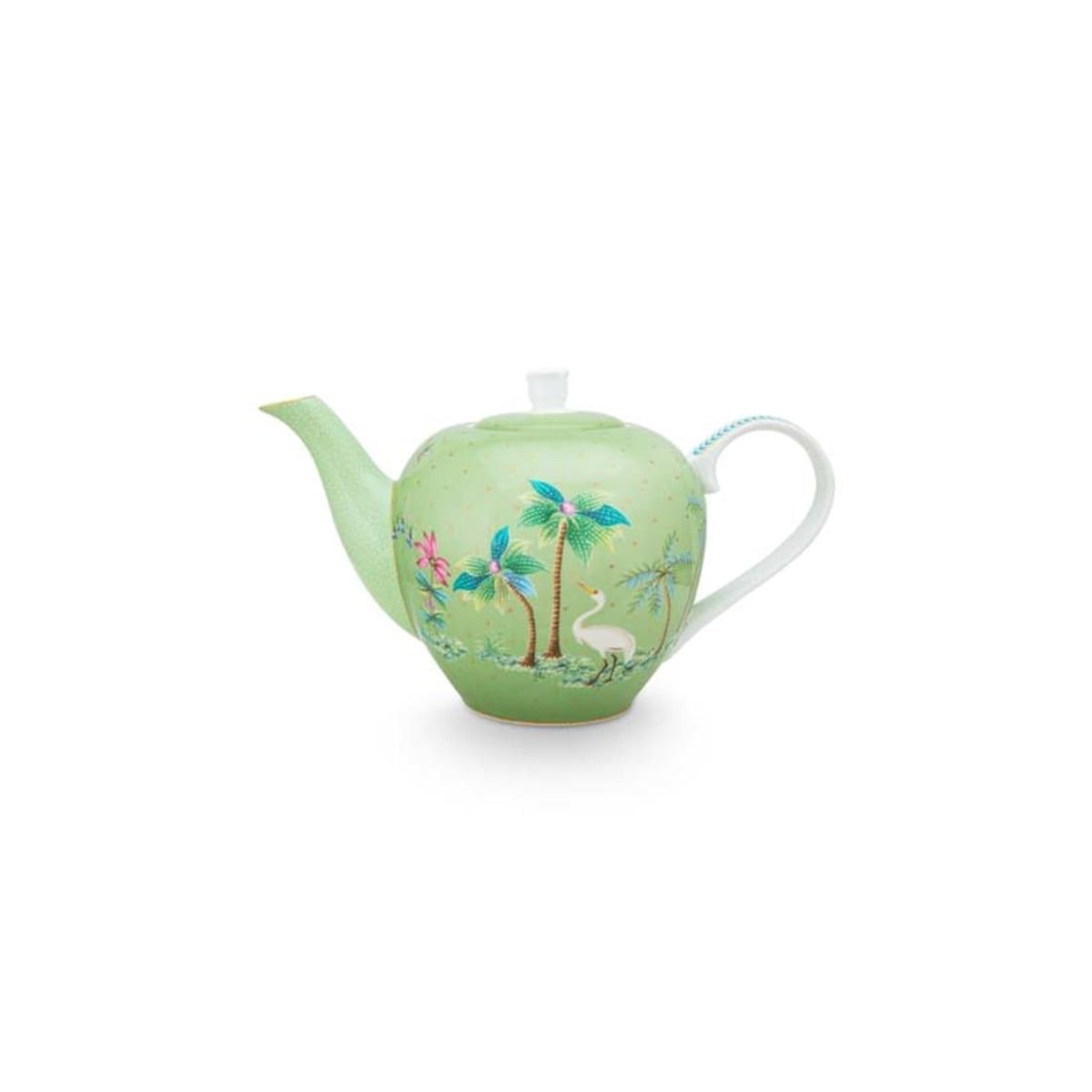 Tea Pot Small Jolie Gold Dots Green 750ml