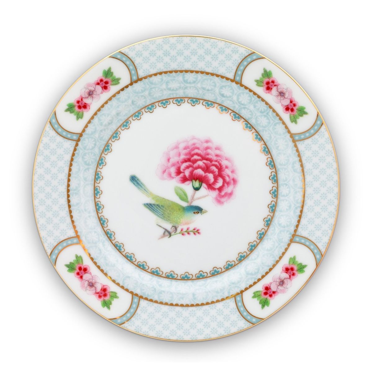 Plate Blushing Birds White 17cm