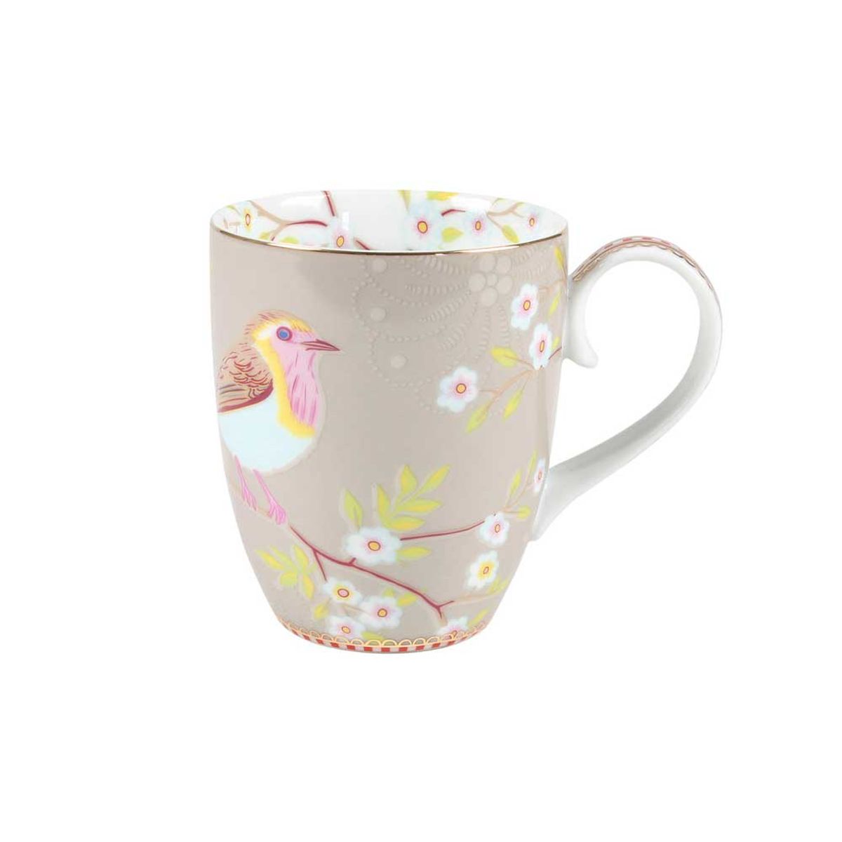 Mug Large Early Bird Khaki 350ml