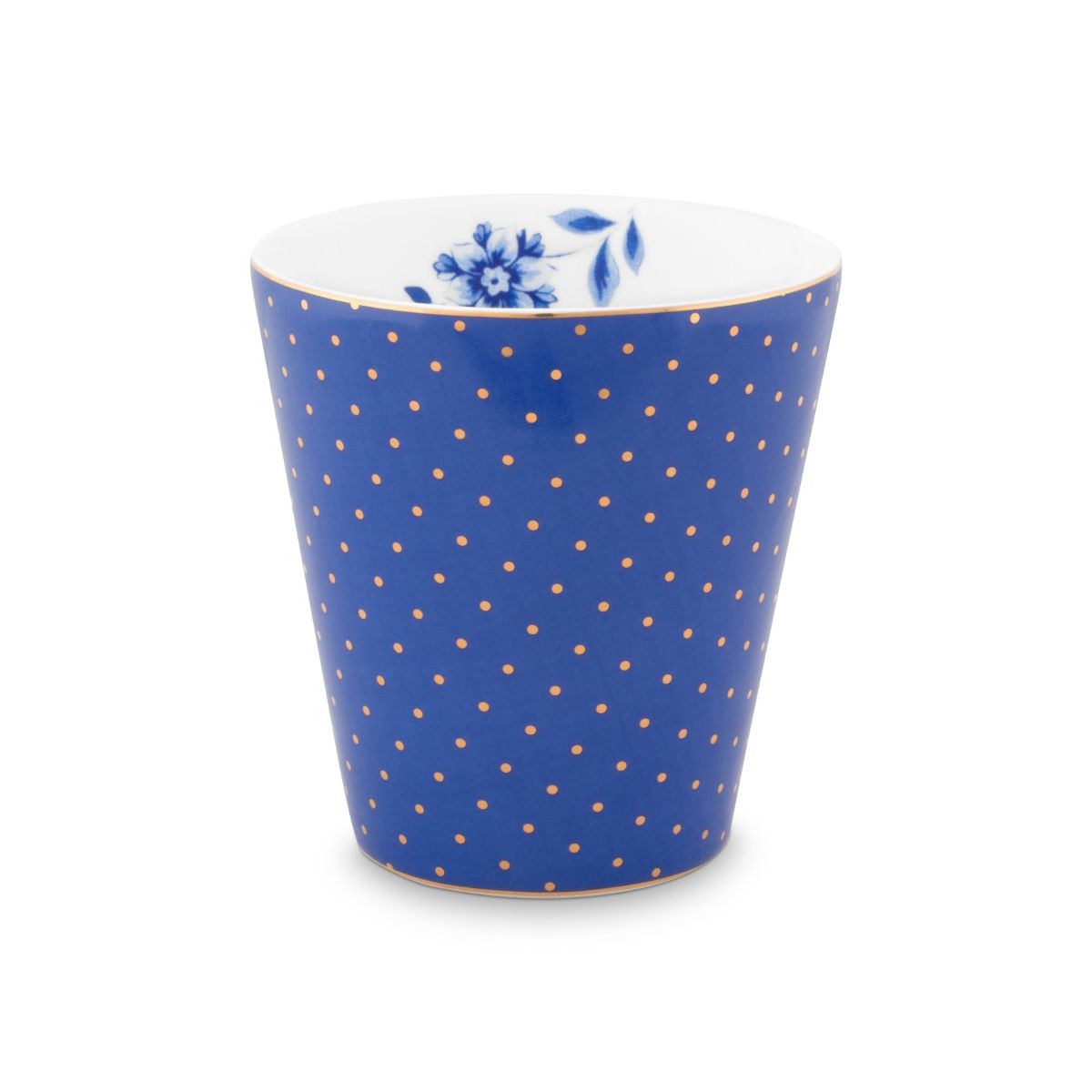 Mug Small without Ear Royal Dots Blue 230ml