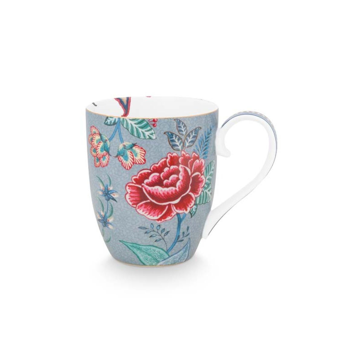 Mug XL Flower Festival Light Blue 450ml