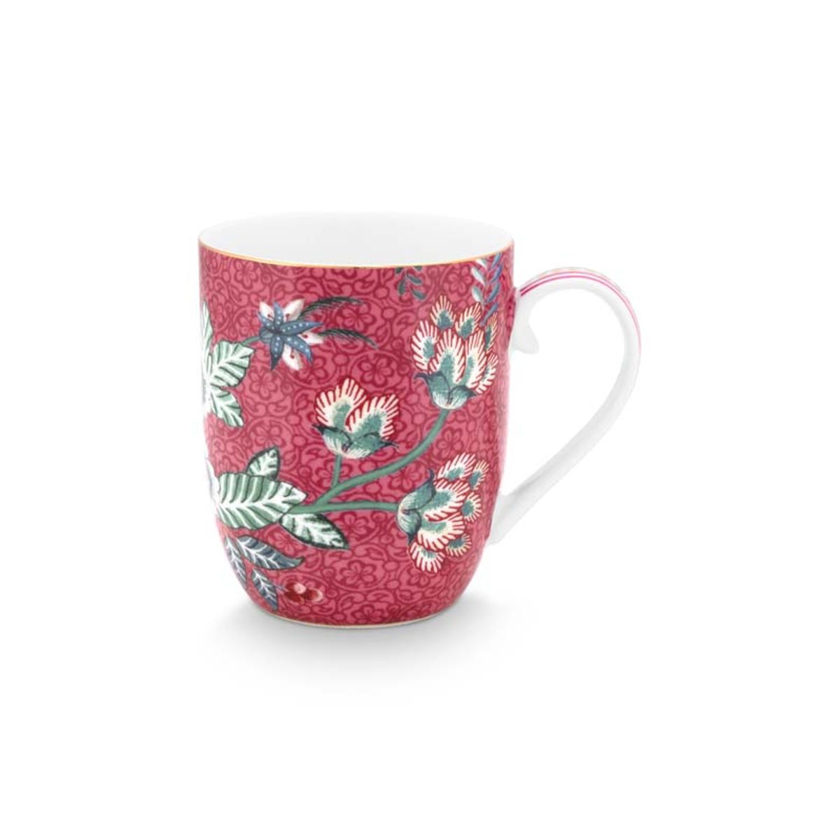 Mug Small Flower Festival Dark Pink 145ml