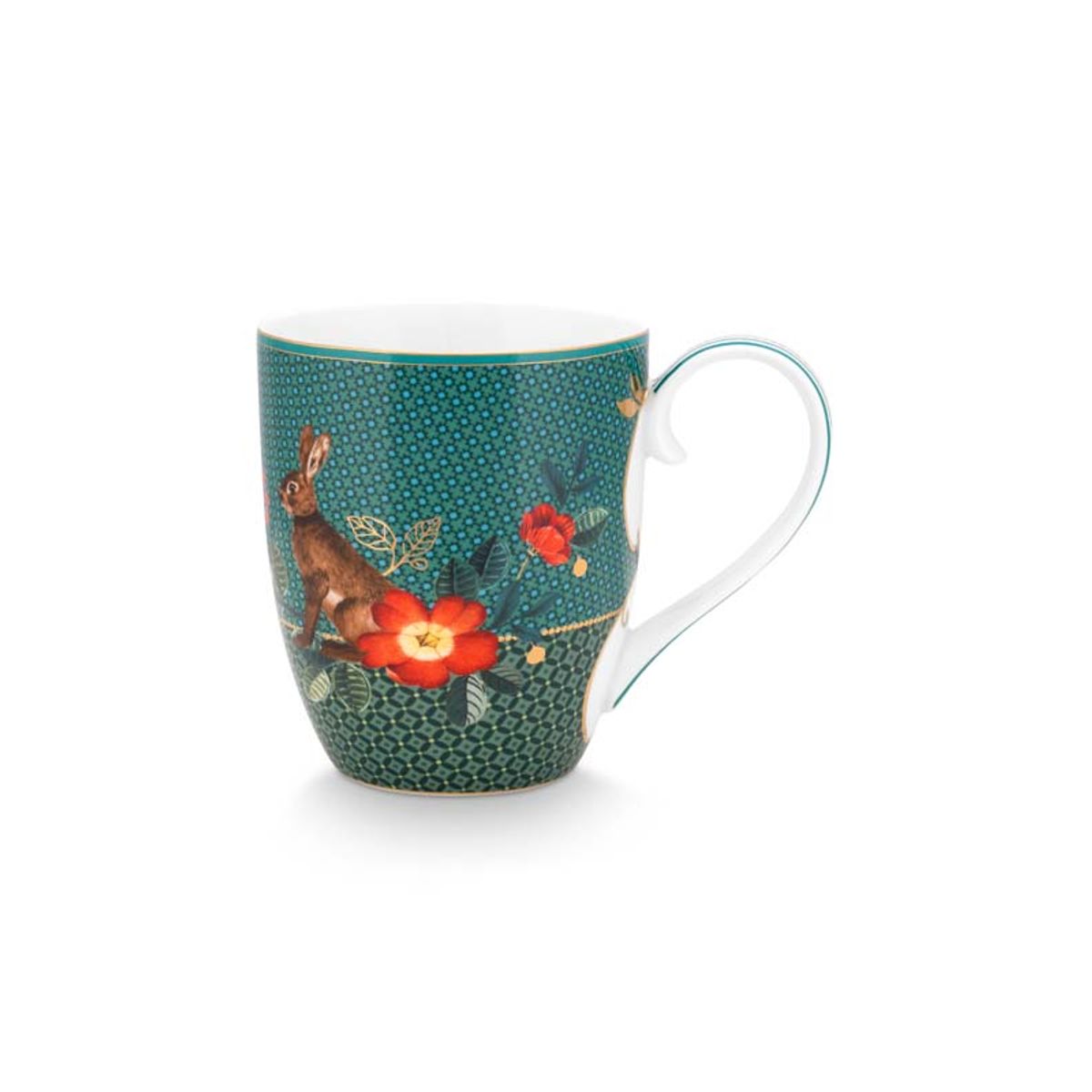 Mug XL Winter Wonderland Rabbit Green 450ml