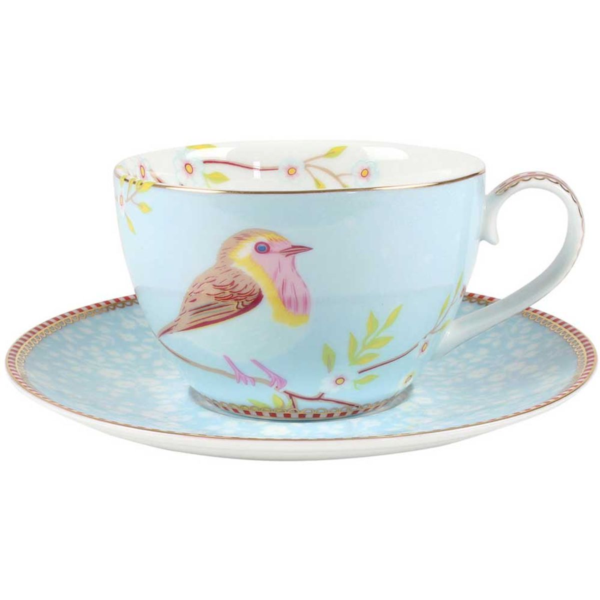 Cup & Saucer Early Bird Blue 280ml