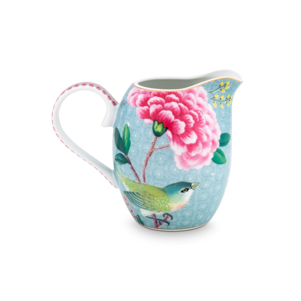 Jug Small Blushing Birds Blue 250ml