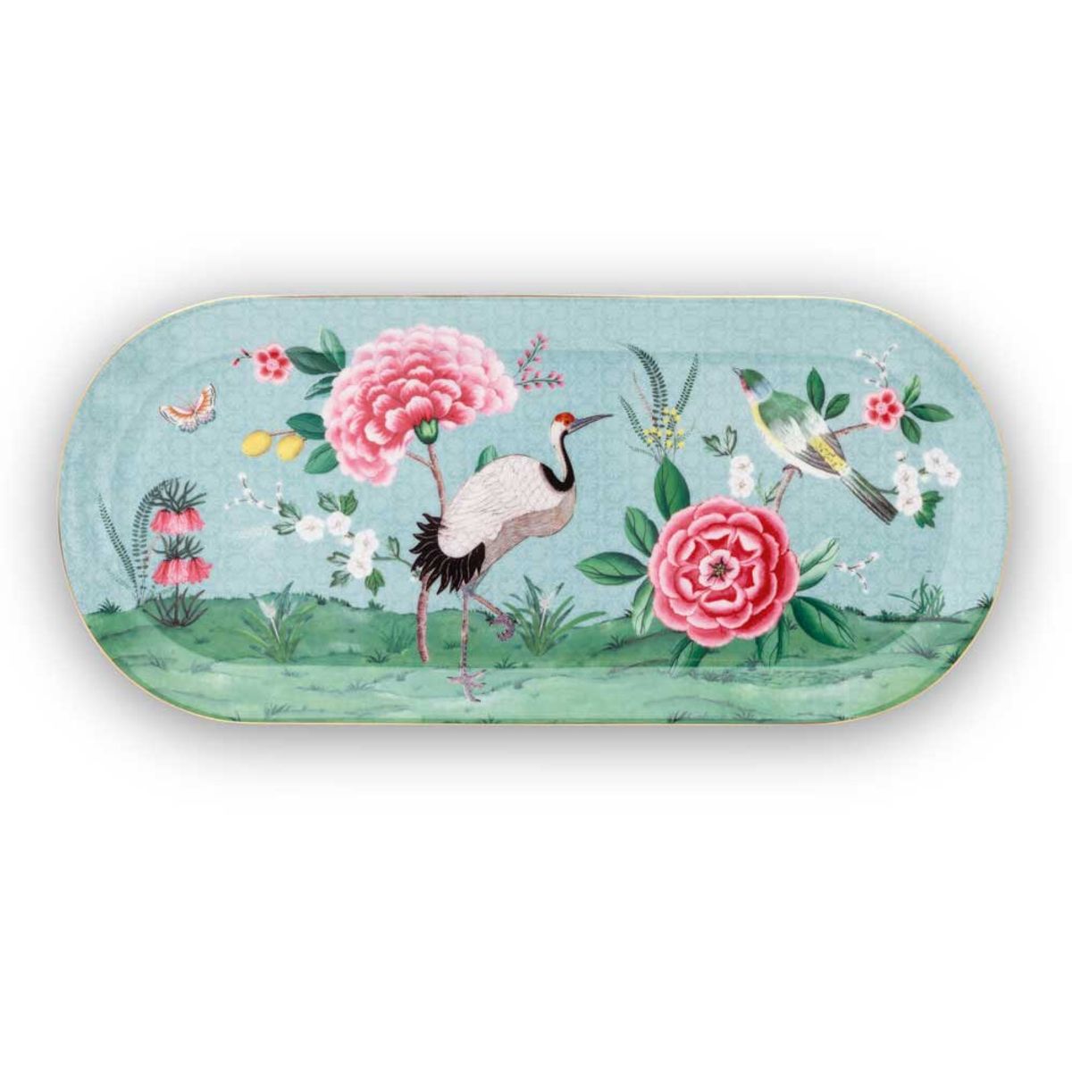 Pip studio Porcelæn Blushing Birds Stor fad Blue