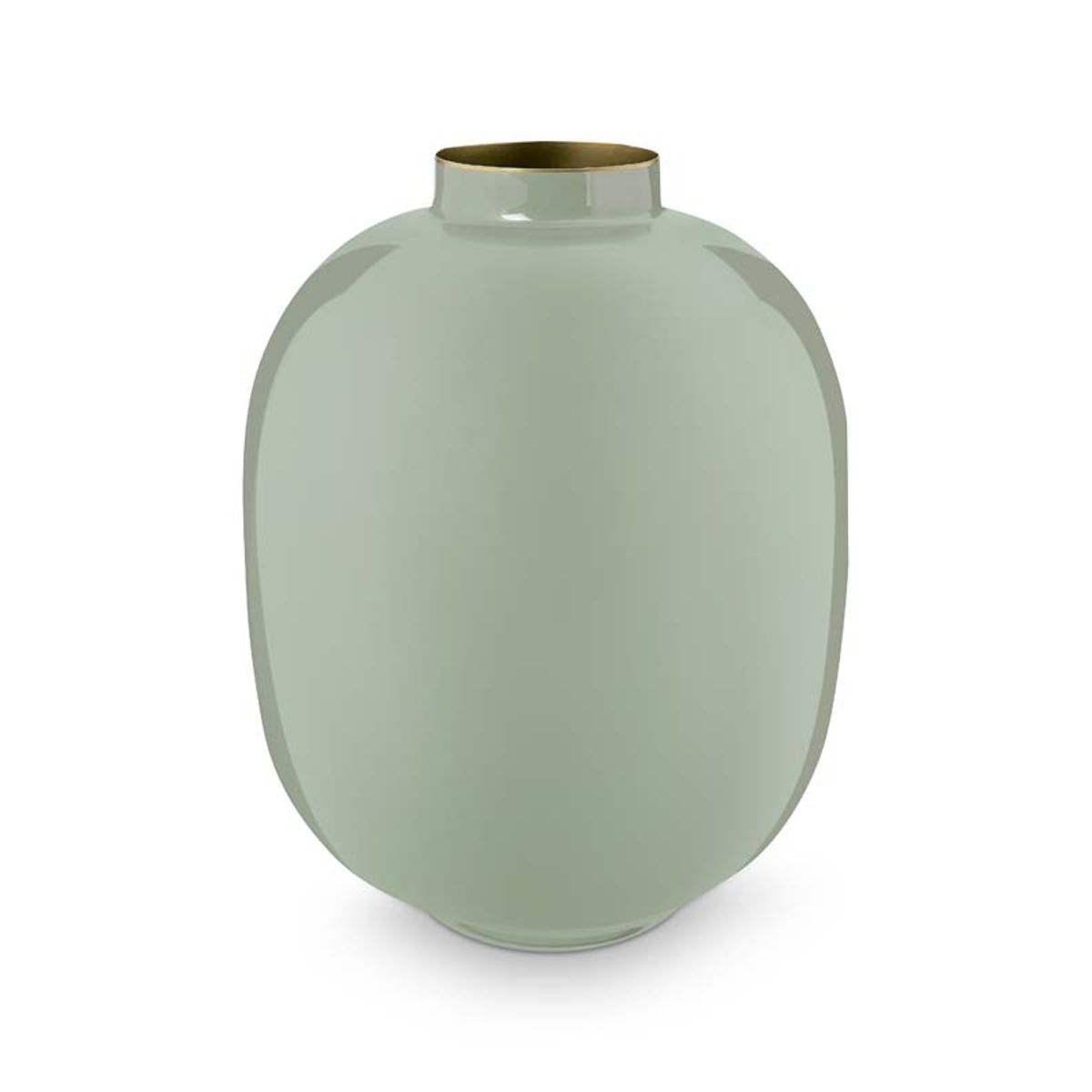 Vase Metal Green 32cm