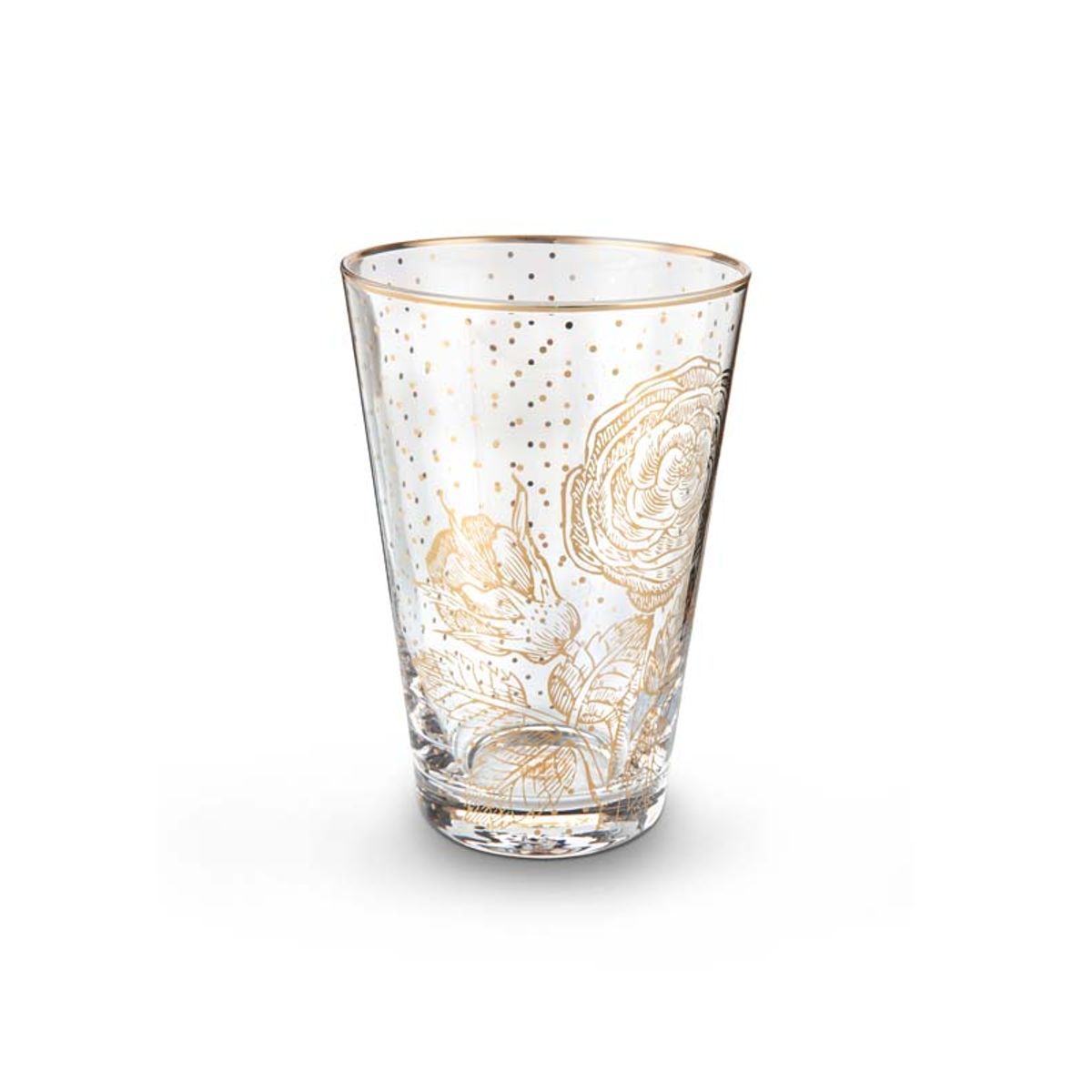 Longdrink Glass Royal Golden Flower 370ml