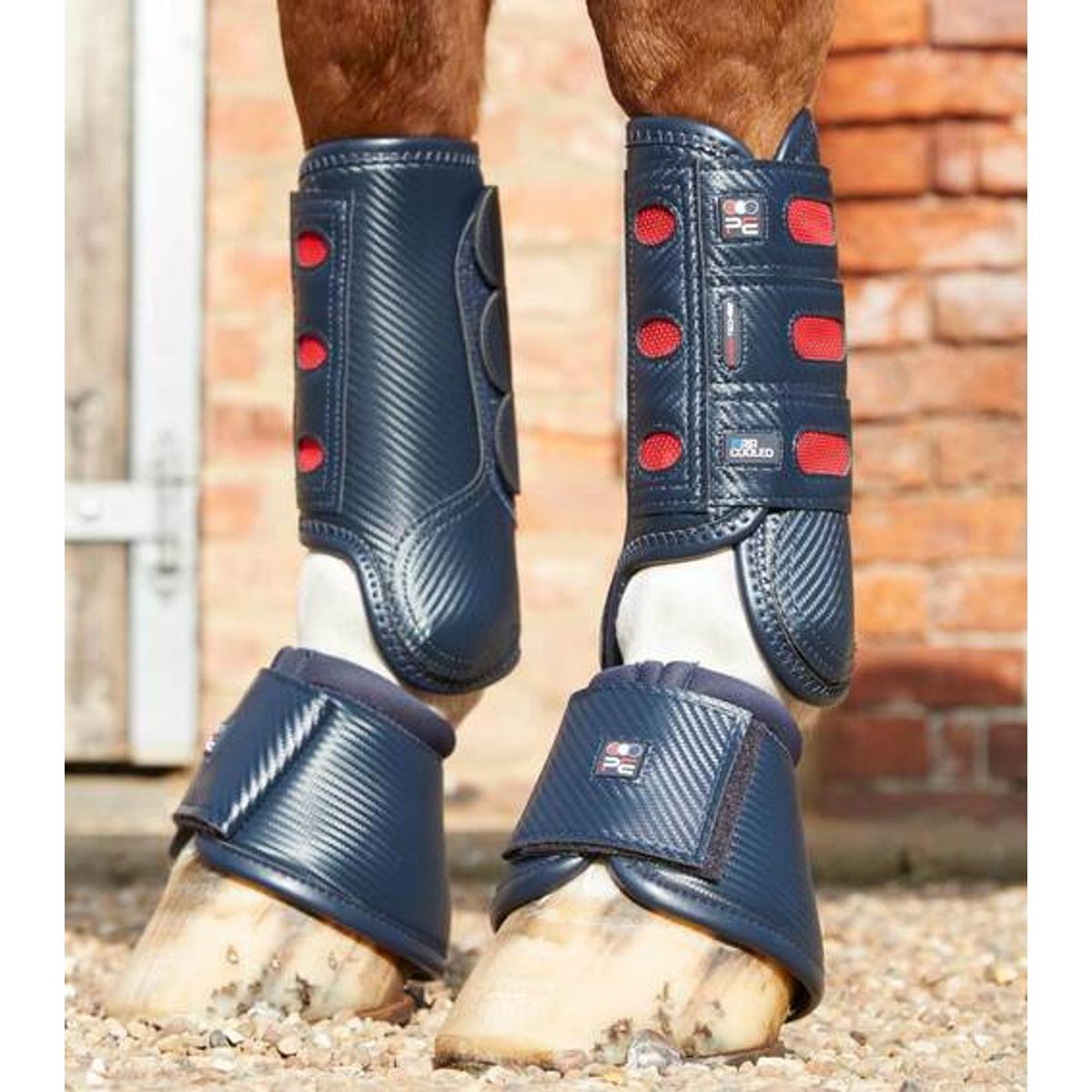 Premier Equine Carbon Tech Air Cooled Eventing gamacher - Forben - Navy, L