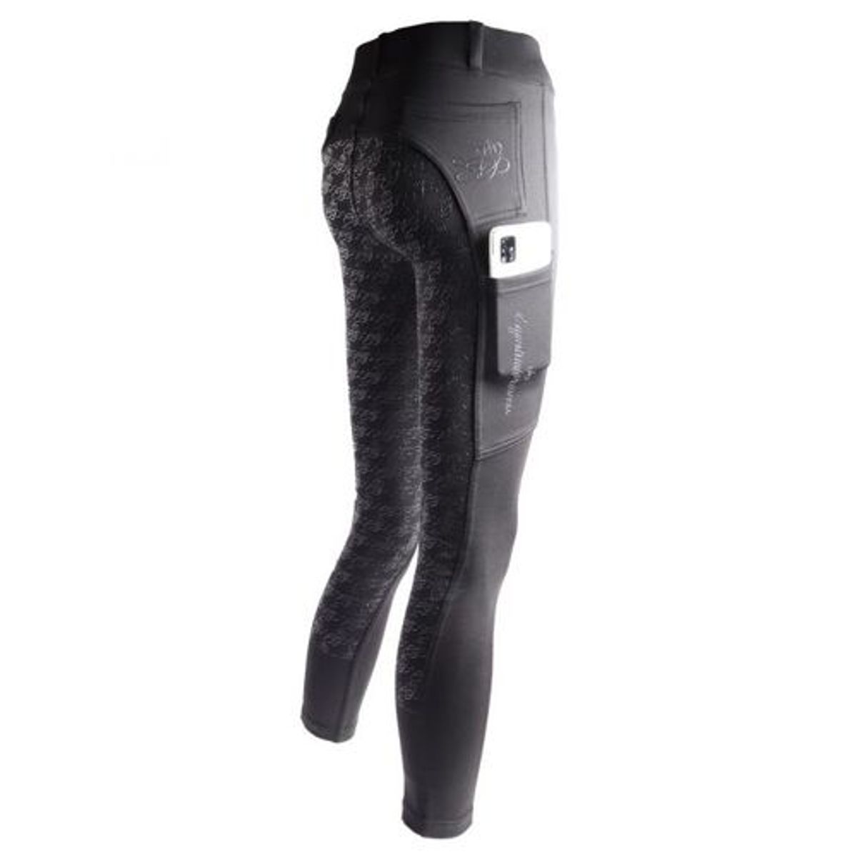 Equitare "Princess" ride leggins - Sort, 40