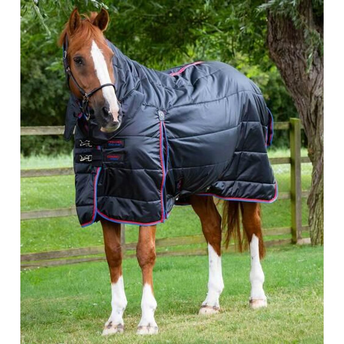 Premier Equine Combo stald dækken 200g - Sort, 7,0" (160cm)