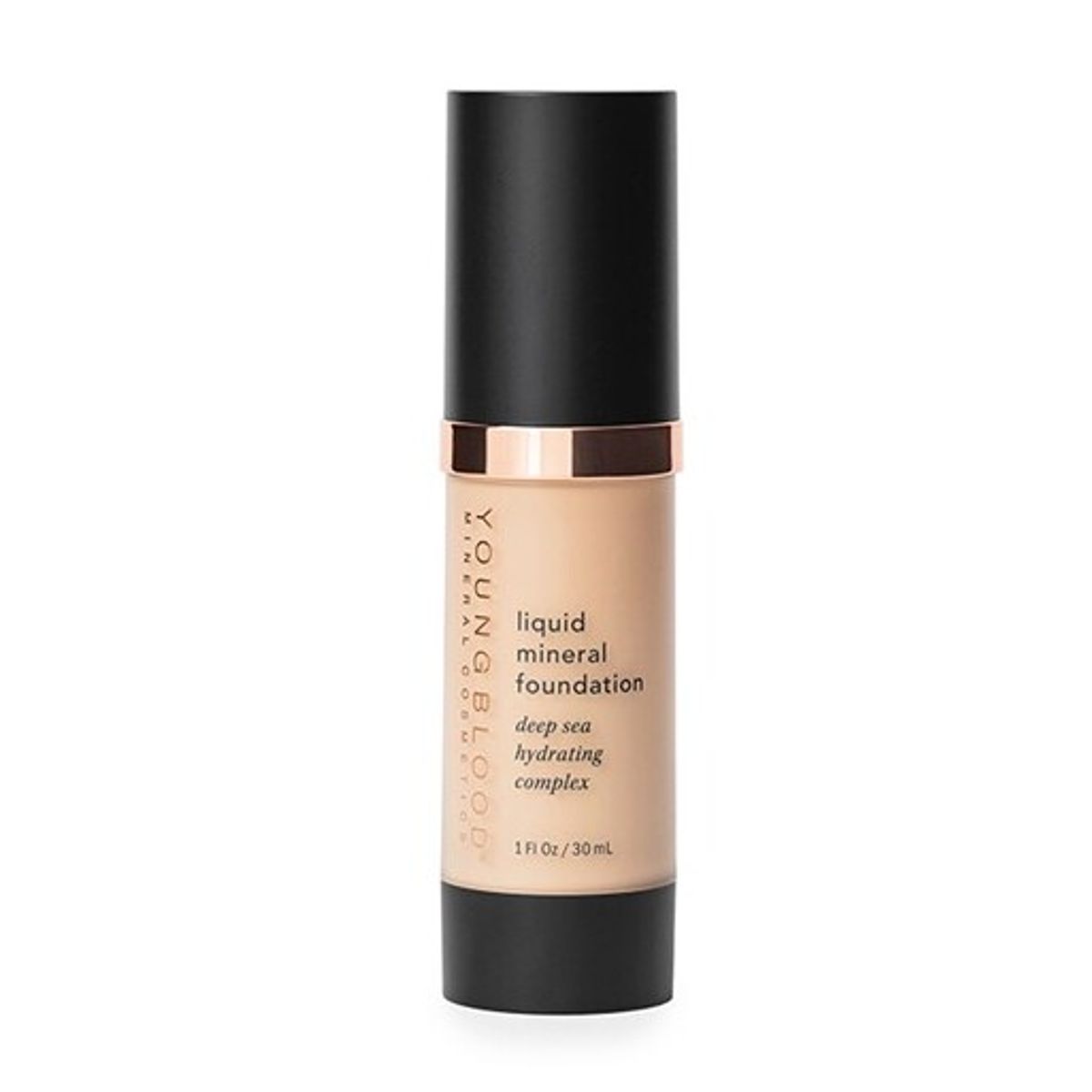 Youngblood, Liquid Mineral Foundation, Pebble (Cool), 30 ml.