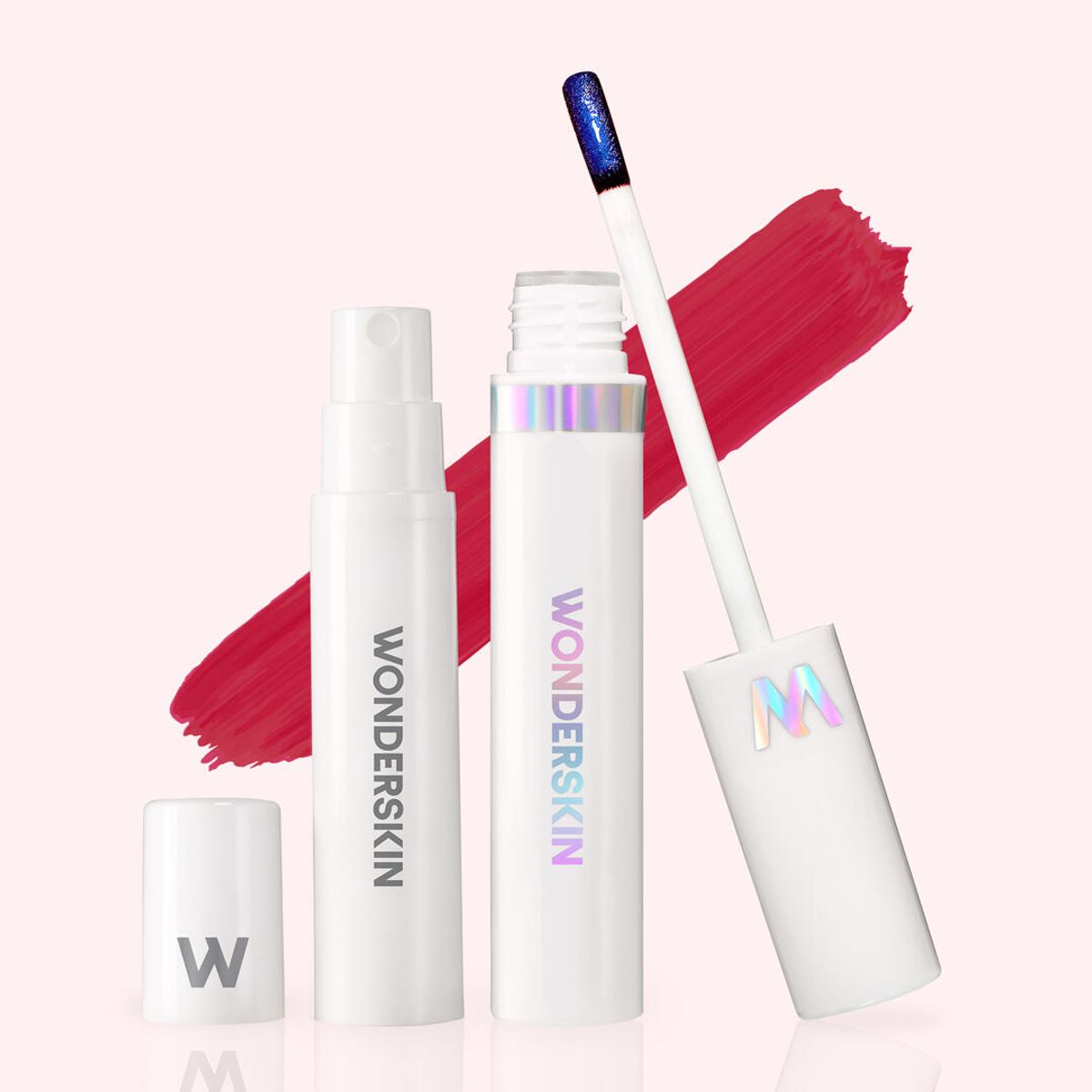 Wonderskin, Wonder Blading Lip Stain Kit, Fv. First Kiss, 4 ml. - Holdbar læbestift, Bløde læber, læbestift